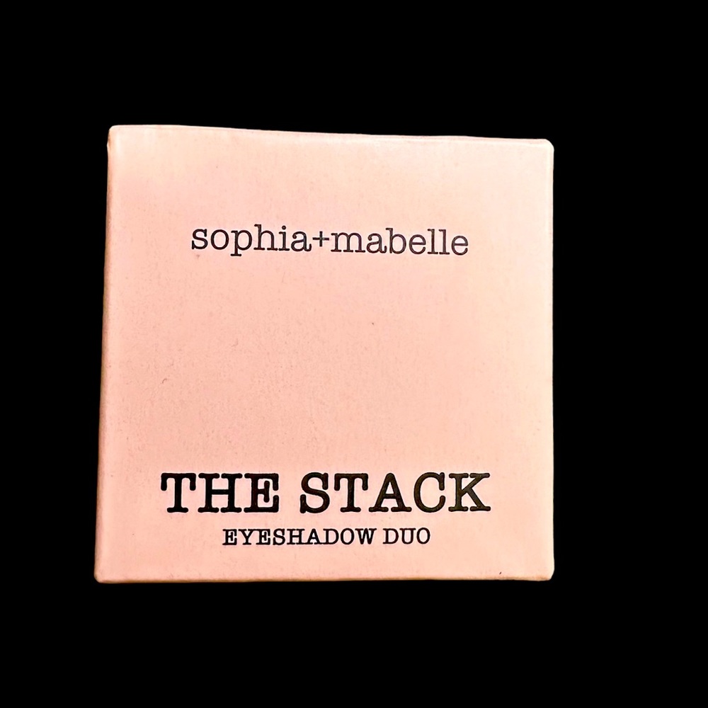 Sophia & Mabelle stacked eyeshadow combo
